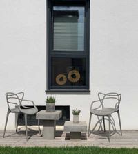 Terrasse mit Sitzgelegenheit Fewo Bietigheim-Bissingen